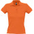 Рубашка поло женская People 210, оранжевая