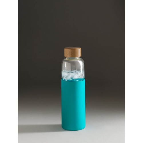 Бутылка для воды Dakar, прозрачная с бирюзовым