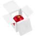 Елочный шар Gala Matt в коробке, 10 см, красный