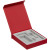 Коробка Latern для аккумулятора 5000 мАч, флешки и ручки, красная