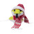 Мягкая игрушка Baby Snake Left, в красном шарфике и шапочке Мягкая игрушка Baby Snake Left, в красном шарфике и шапочке