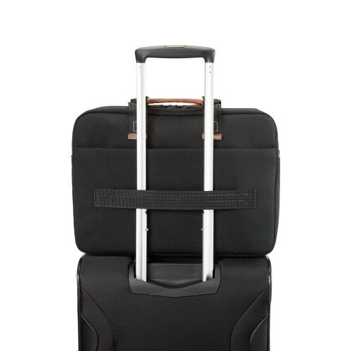 Сумка для ноутбука Sideways Laptop Bag, черная с серым