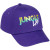 Бейсболка с вышивкой Jungle Law, фиолетовая