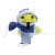Мягкая игрушка Baby Snake Right, в синем шарфике и шапочке Мягкая игрушка Baby Snake Right, в синем шарфике и шапочке